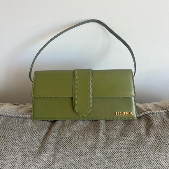 Jacquemus Handbags - Jacquemus Olive Green Shoulder Bag